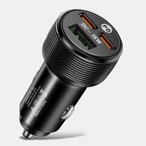 Car Charger Auto Portable Three Ports Charger Phone Charger - 第 8/12 張圖片