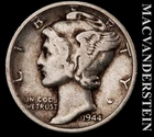 1944-D Silver Mercury Dime - Scarce  Better Date  No Reserve  #L4713
