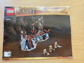 LEGO 79010 The Hobbit The Goblin King Battle INSTRUCTION MANUALS ONLY 1 2 3
