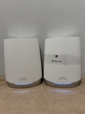 NETGEAR Orbi RBR750 & RBS750 Mesh Wi-Fi System Wireless Router White Ethernet