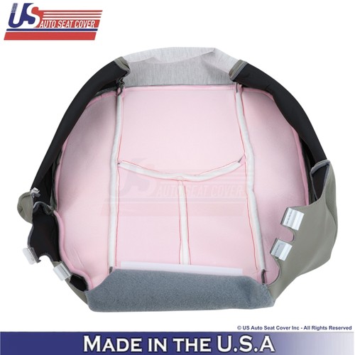 2003-2006 GMC Yukon SLE SLT Cloth Driver Bottom Replacement Seat Cover Gray - Picture 4 of 7