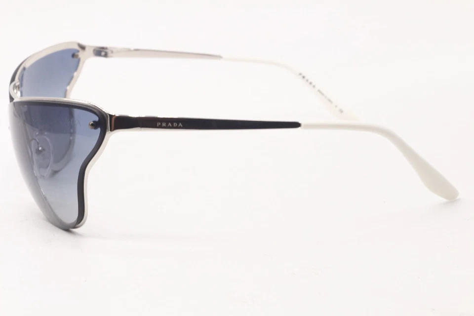 NUEVAS GAFAS DE SOL PRADA SPR74V 1BC-714 2N NEGRAS PLATEADAS DEGRADADAS AUTÉNTICAS 69-16 Foto 3 de 4