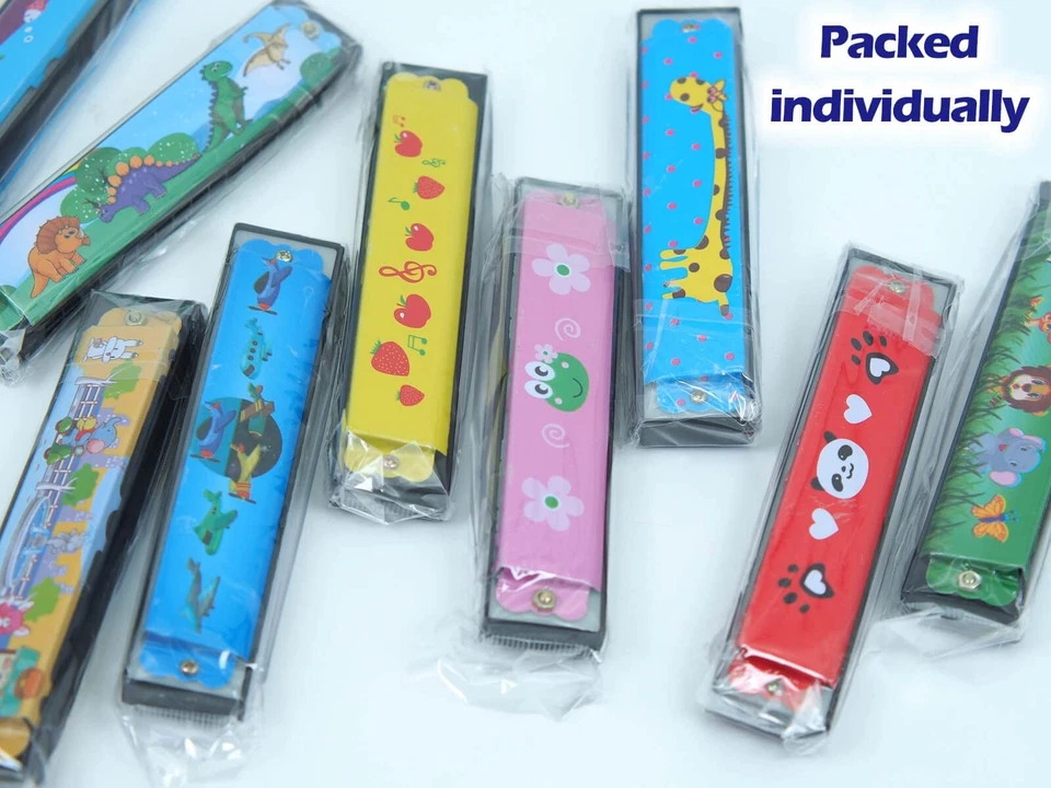 Kids Harmonica Party Favors, 12Pcs Harmonicas for Kids Musical Instrument Toy... - Image 3 of 4