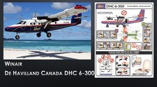 Winair St Barth'  DHC 6-300 SAFETY CARD