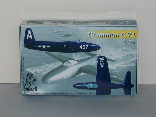 Unicraft 1/72 Scale Grumman G.71 - Factory Sealed