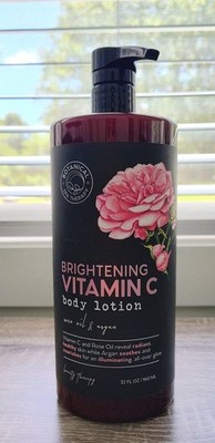 32 oz Botanical Spa Therapy Brightening Vitamin C Body Lotion Rose Oil