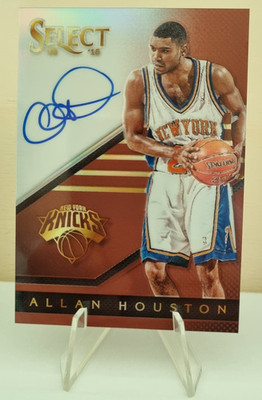 2014-15 Panini Select Signatures Prizm Copper #S-AH Allan Houston AU SER /49