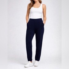 Land  s End Serious Sweats Elevated Cozy Core Lounge Joggers Navy XL