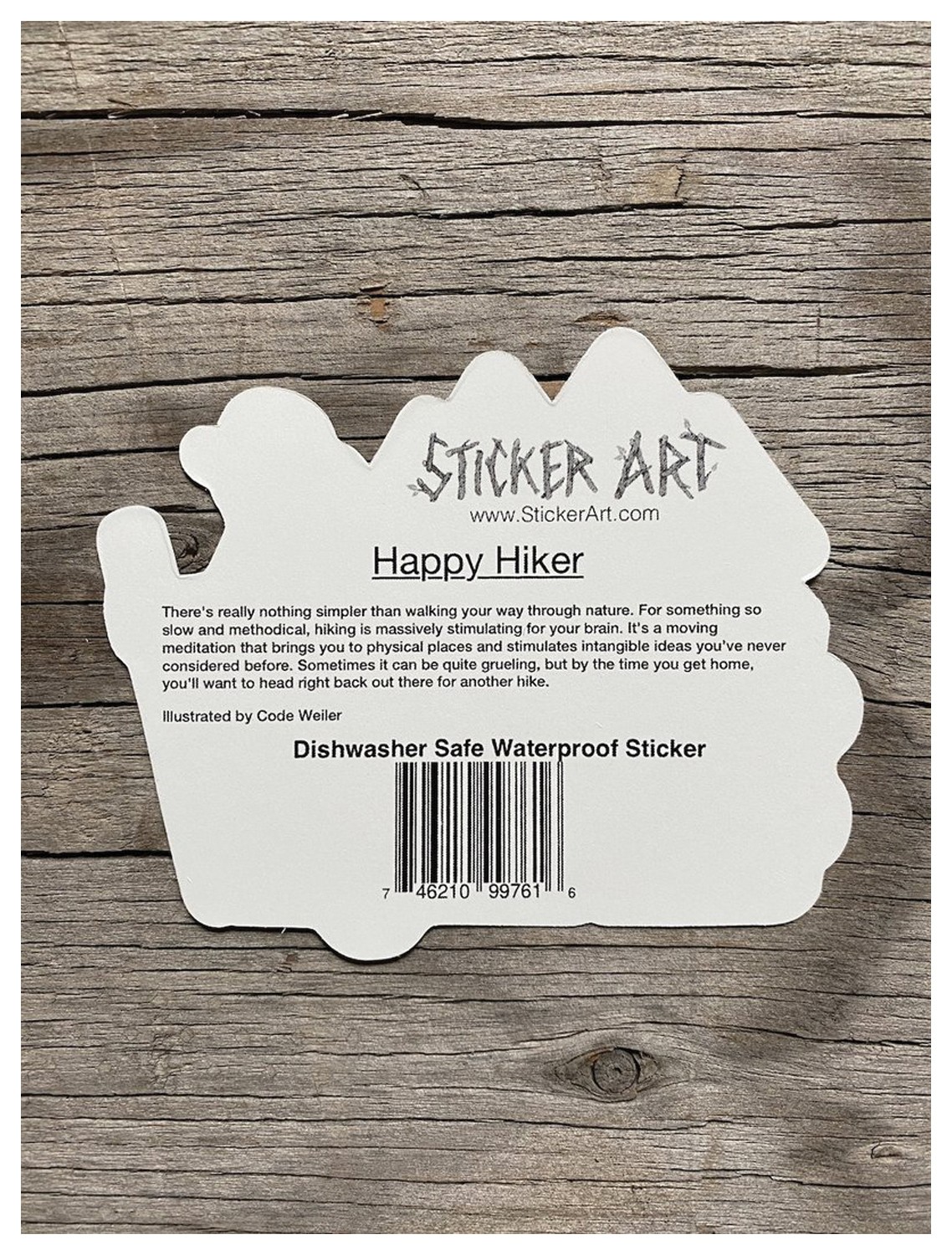 Набор наклеек Happy Hiker - Дизайн, вдохновленный природой и готовый к приключениям для