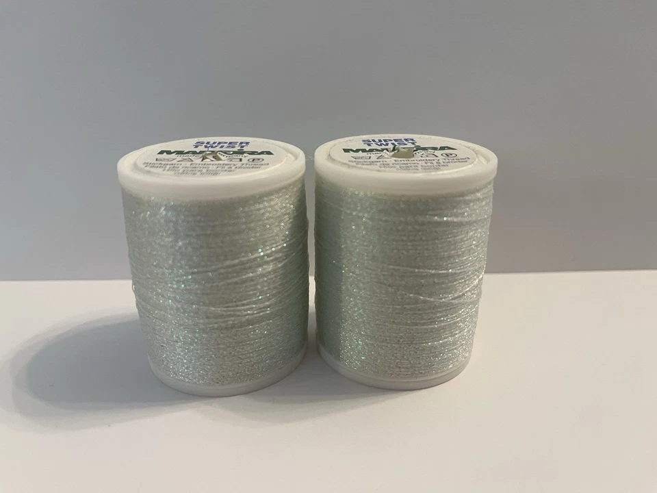 2 Madeira Super Twist Embroidery Thread #30 Opalescent Pearl Metallic 983-311 - Image 2 of 3