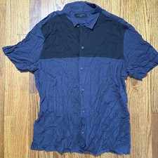 ALLSAINTS Short-sleeved viscose shirt Size M C11