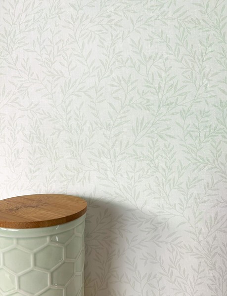 Newroom Vliestapete GrüN BläTter 3D Floral Romantisch Schlafzimmer Wohnzimmer-image