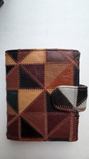 Artistic Wallet Patchwork Leather Women's