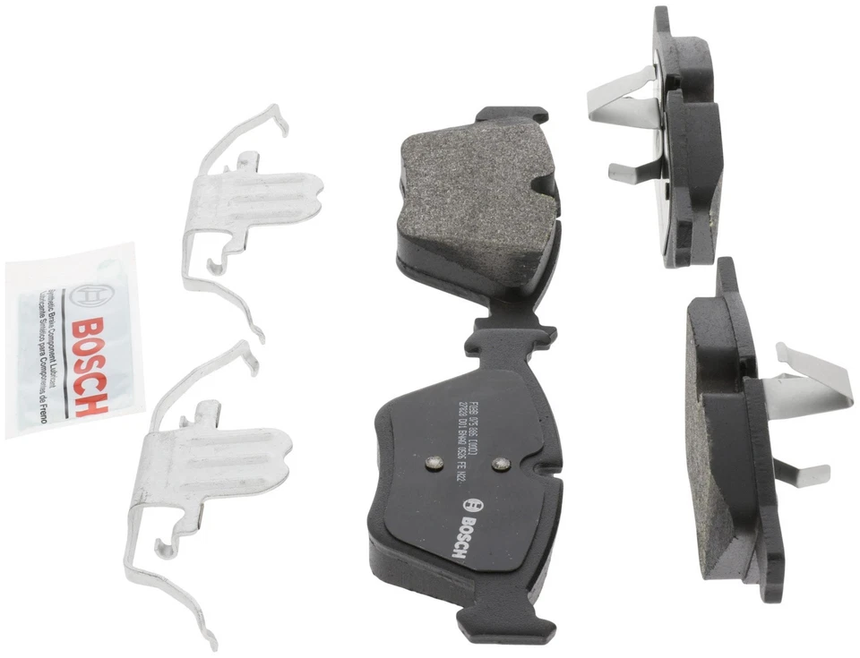 Juego de pastillas de freno de disco delanteras Bosch BP1061 para 04-16 BMW Z4 323i 525i 325xi 330i Foto 3 de 4