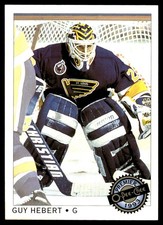 1992-93 O-Pee-Chee Premier #40 Guy Hebert St. Louis Blues Rookie Hockey Card