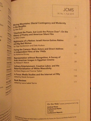 JCMS: Journal of Cinema and Media Studies Fall 2019 59 No 1 - Picture 2 of 4