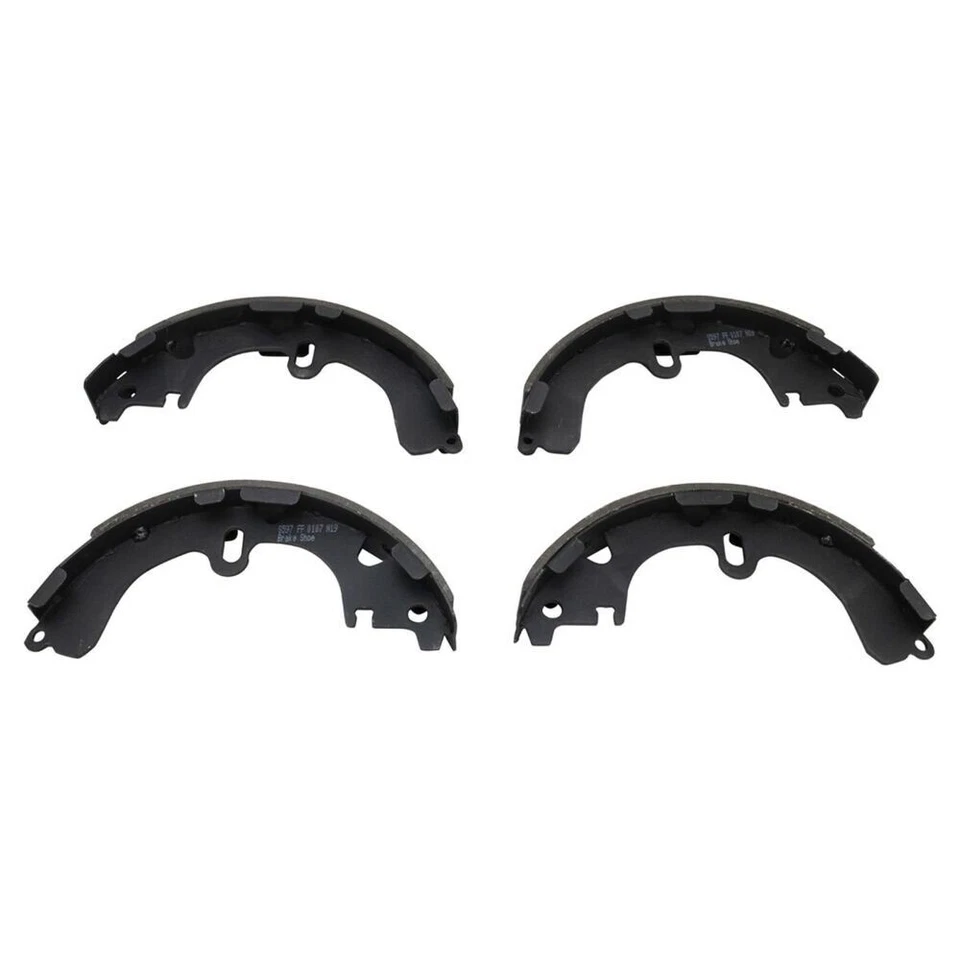TRQ New Rear Brake Shoe Set Pair Kit For 1984-2000 Chevy Nova Toyota Tercel Geo - Image 3 of 4