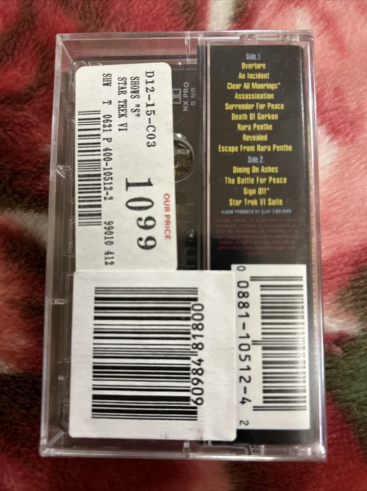 STAR TREK VI “The Undiscovered Country” Soundtrack Cassette 1991 Sealed NOS NEW - Image 2 of 4