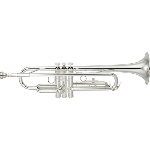 YAMAHA YTR-2330S Bb Trompete versilbert gelb Messing mit Hartschalenkoffer An... - Bild 2 von 5