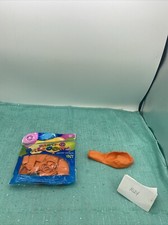 12 Packs Of 10 Per Pkg Total Balloons 120-Orange Balloons, NEW 12"