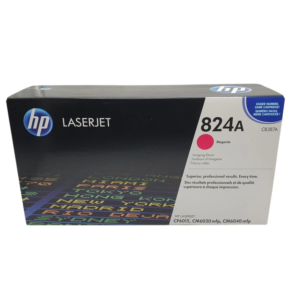 Cartucho de tambor de imágenes magenta HP 824A CB387A color original genuino LaserJet Foto 4 de 4