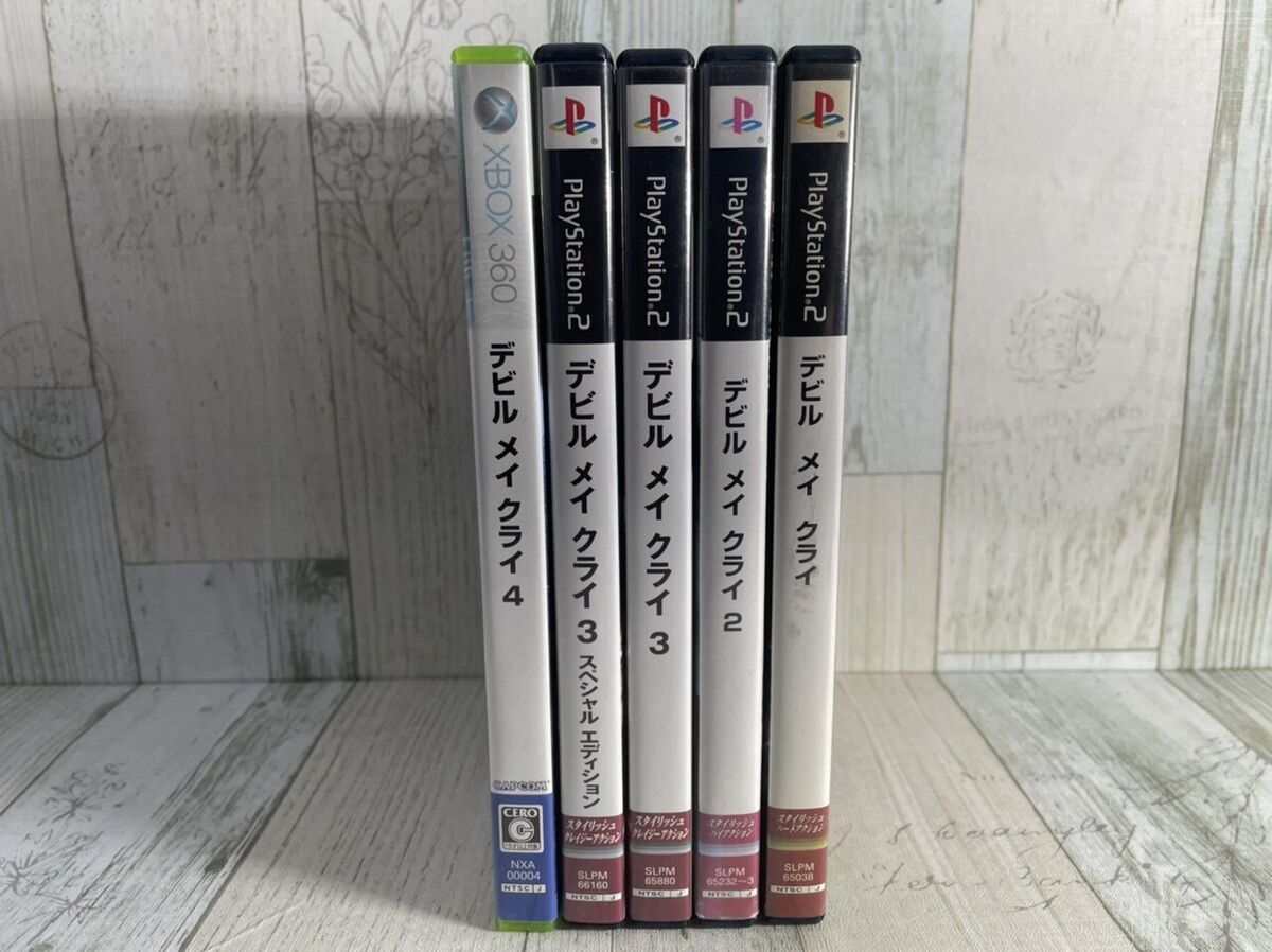 Devil May Cry Set of 4 Japanese Version - CAPCOM - PS2 &X Devil May Cry Set of 4 Japanese Version - CAPCOM - PS2 &X