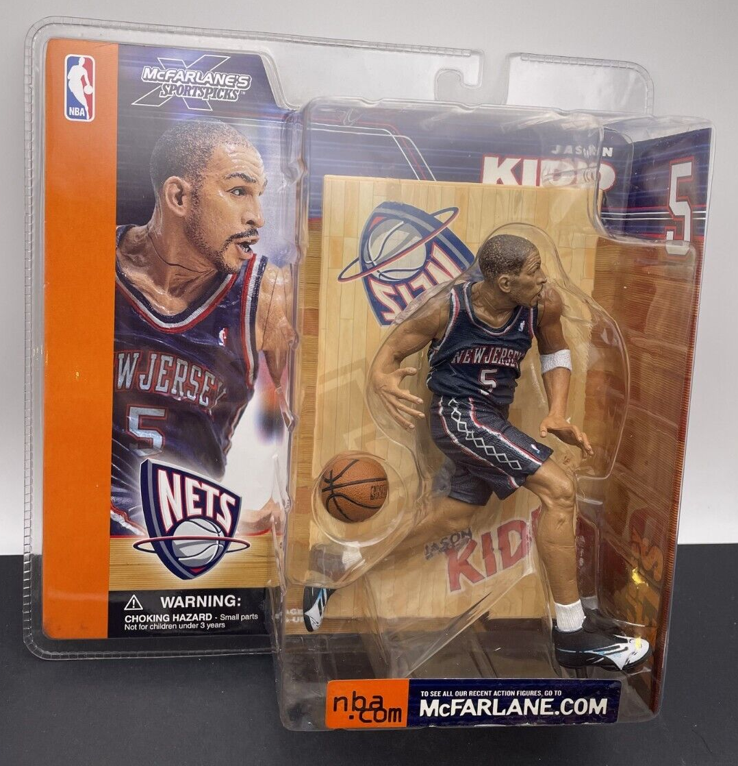 NBA レーザーディスク　20枚セット NBA Vtg. 2002 Jason Kidd #5 New Jersey Nets Figure NIP McFarlane's