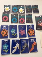 26 Packets Sew Iron On Applique Patches Flowers Shoes Cool Patriotic Hearts Love