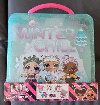 #ad LOL Surprise Girls Accessory Box Winter Chill 6 Items Green Ink Hat Glove NEW $16.52