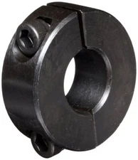 Climax Metals 2C-050 Black Oxide Plated Steel Two-Piece Clamping Collar 1/2" ...