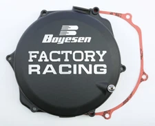 Boyesen Aluminum Factory Clutch Cover Black for Suzuki RMZ450 08-24 CC-26AB