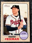 2017 Topps Heritage Mini Variation Freddie Freeman #449 SSP 58/100 Case Hit 🔥