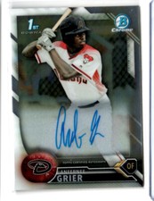 2016 Bowman Chrome Draft Autograph Anfernee Grier Auto