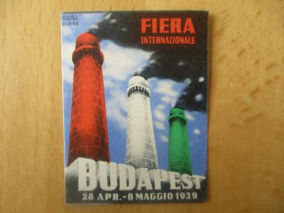 (3482) Reklamemarke - Fiera Budapest 1939