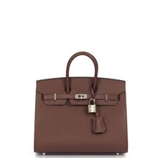 Hermes Birkin 25 Sellier Epsom In Havan, Leather