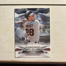 2018 Topps Baseball MLB Awards #MLBA-32 Buster Posey Black Parallel #010/299