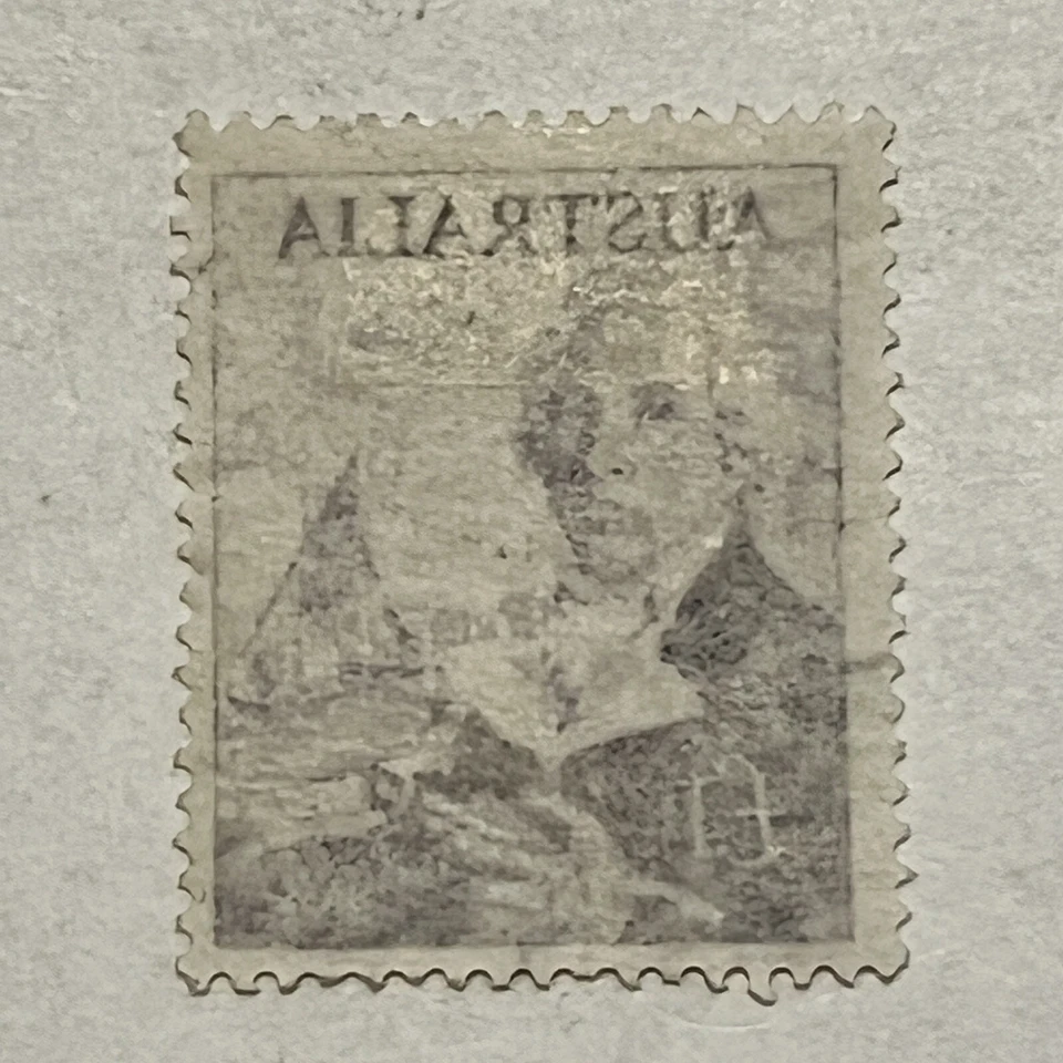 Australia 1964 £1 sello #378 usado, George Bass y Tom Thumb Whaleboat Foto 2 de 2