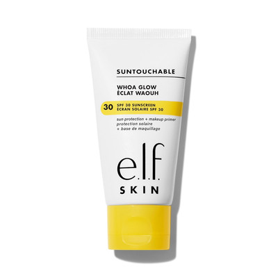 E.L.F. Suntouchable Whoa Glow LSF 30, Leichter Sonnenschutz & Grundierung, 50Ml