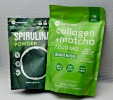 360 Nutrition Pure Collagen + Matcha, Spirulina  Choose
