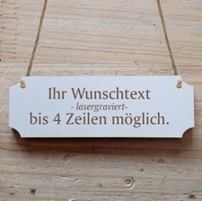 Türschild Klingelschild Schild Wunschtext Na...