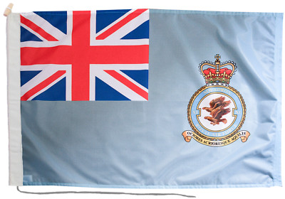 RAF Nr. 11 Squadron Flagge mit Seil & Kippgerät - MOD LIZENZIERT