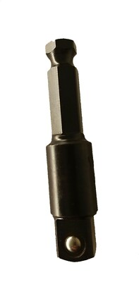WHITE-USA Lineman's 7/16'' hex to 1/2'' square Impact Socket Adapter SH1614 NEW