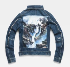 Jaden Smith + G-Star RAW Forces of Nature D-STAQ RFTP WATER 3D JACKET Size XXL