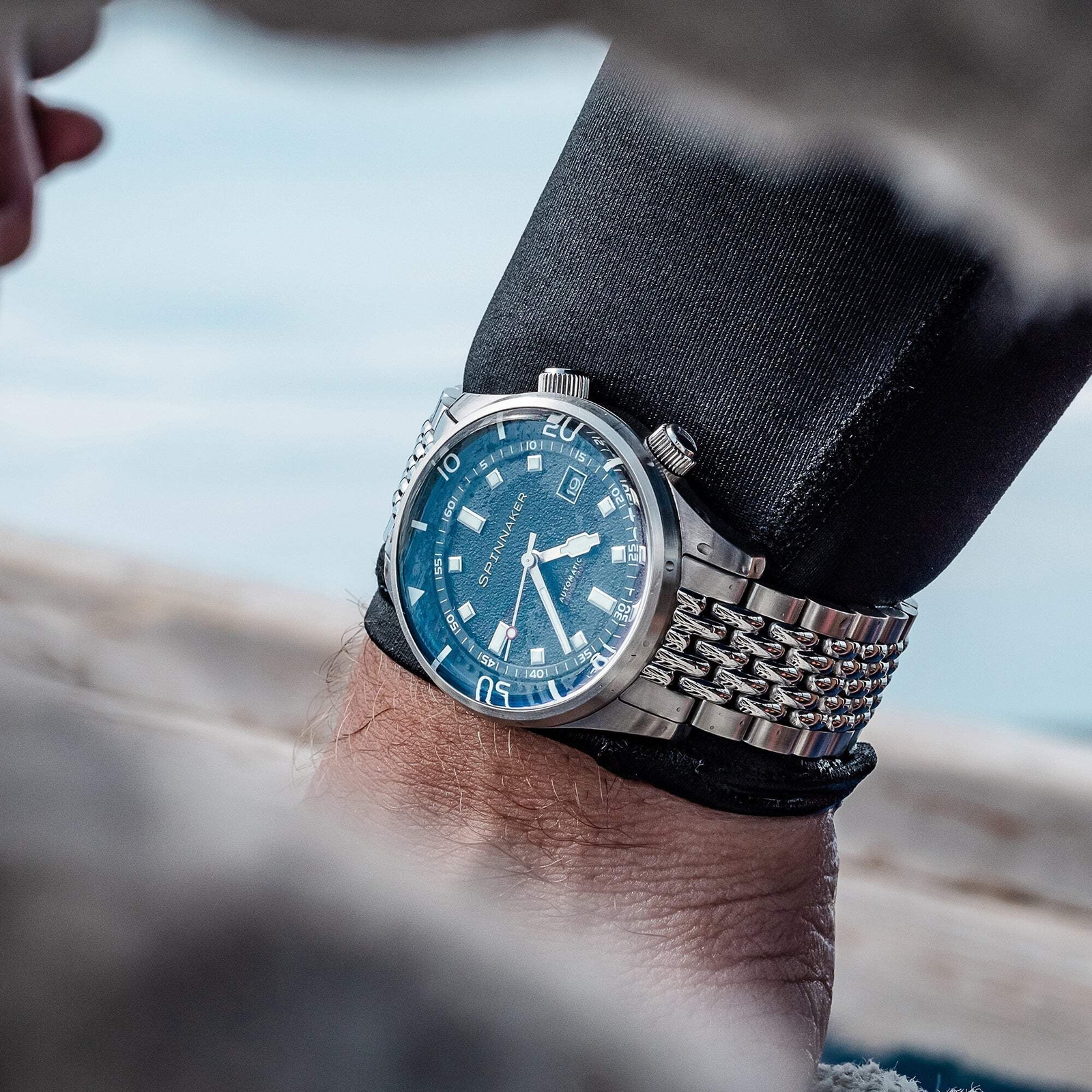 Spinnaker Bradner Stainless Steel 42mm Japanese Automatic Wristwatch