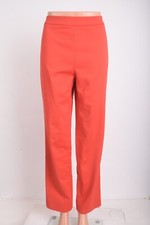 Carolina Herrara Womens Slim Straight Dress Pants Trousers Hot Red Sz US 4 NWT