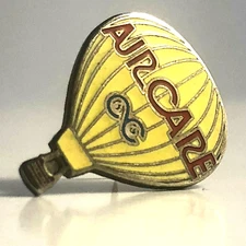 Vintage Peralta Trading Co Hot Air Balloon Pin1970s "Air Care" Metal and Enamel