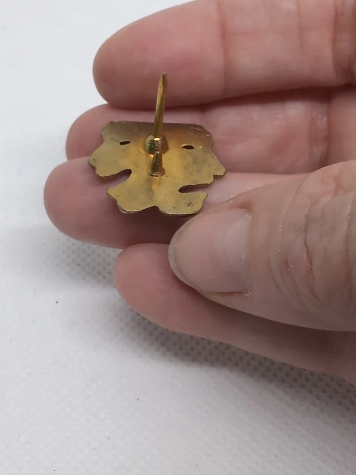 Chaleco de solapa de dos caras color latón coleccionable Foto 4 de 4