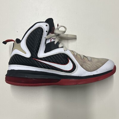 NIKE LeBron 9 IX Men's 9 Miami Heat Home Scarface White Black Red