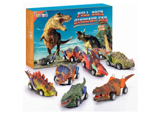 Dinosaur pull back car cheap