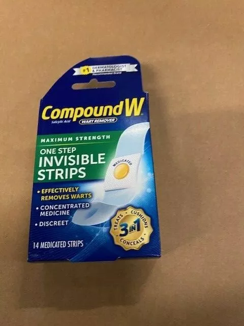  Compound W Maximum Strength One Step Invisible Wart